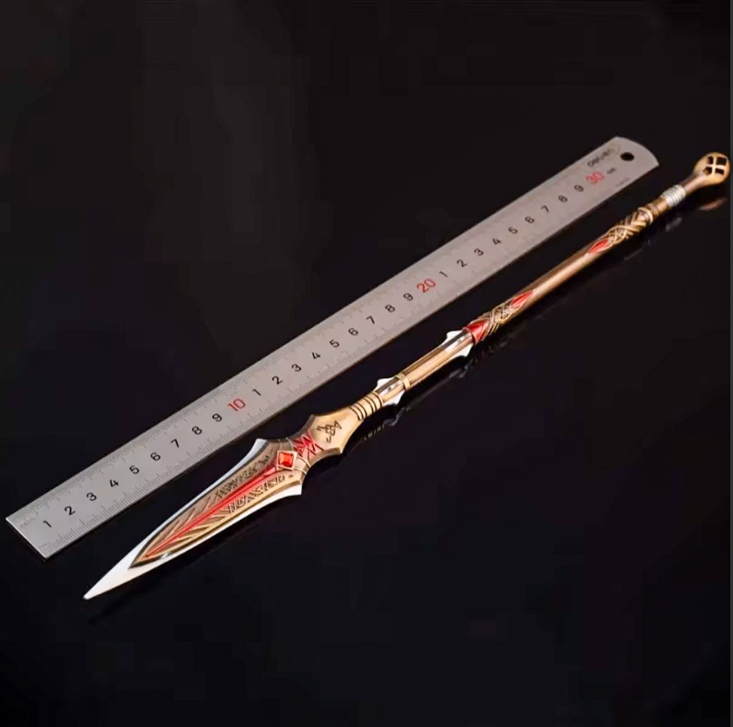 God of War Draupnir Spear 35cm Metal Weapon Model