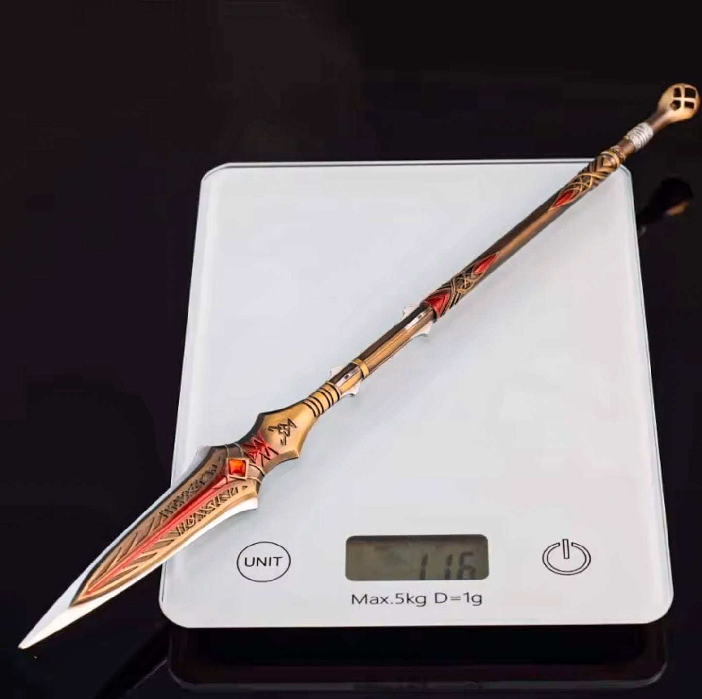God of War Draupnir Spear 35cm Metal Weapon Model