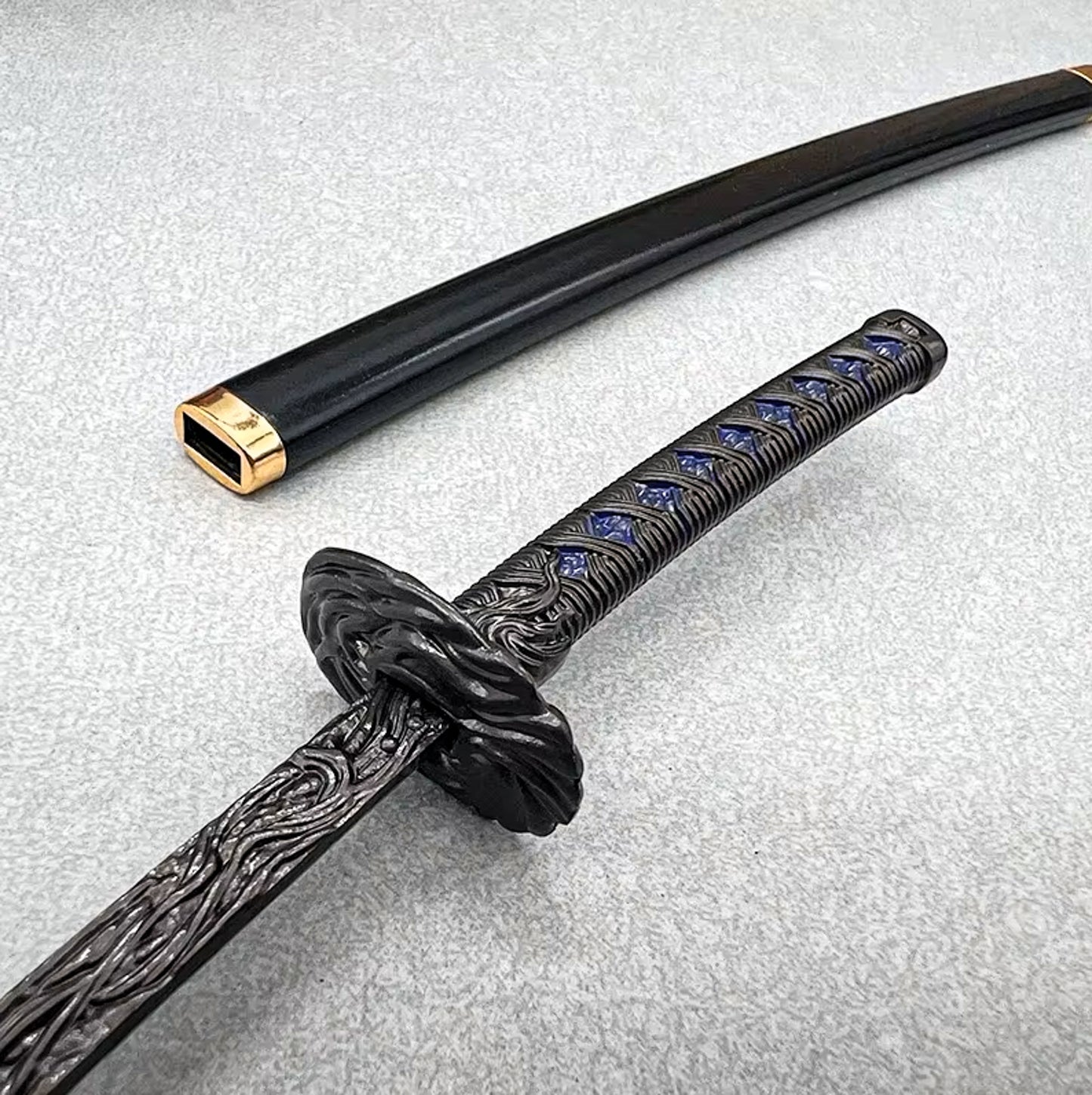 Elden Ring 26cm Star Shadow Katana Metal Weapon Game Replica Model