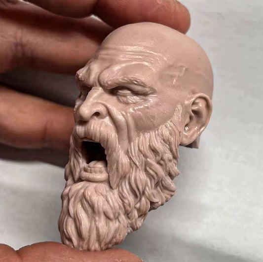 God of War Kratos Resin Head 1/6 Unpainted - Default Title Available at 2Fast2See.co