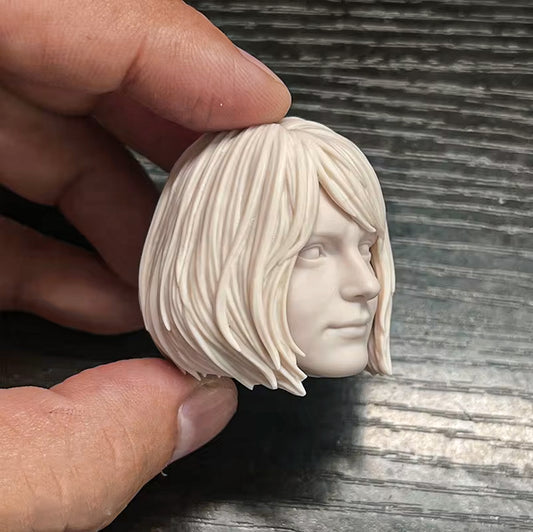 Resident Evil Ashley Head Sculpt Carving Model Unpainted - Default Title Available at 2Fast2See.co