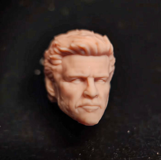 The Last of Us Pedro Pascal Head Sculpt for 3.75" 6" 7" Figures - 3.75 inch Available at 2Fast2See.co