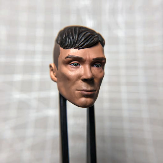 Tommy Shelby Painted Head Sculpt for 3.75" 6" 7" Figure - 3.75 inch Available at 2Fast2See.co