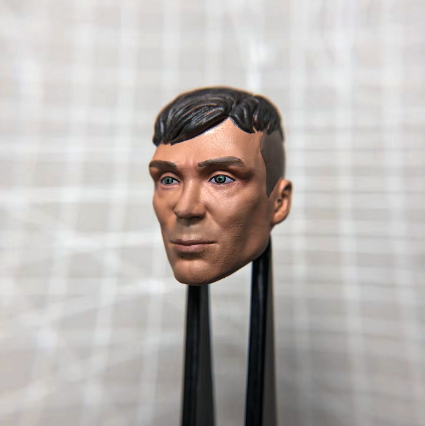 Tommy Shelby Painted Head Sculpt for 3.75" 6" 7" Figure - 3.75 inch Available at 2Fast2See.co