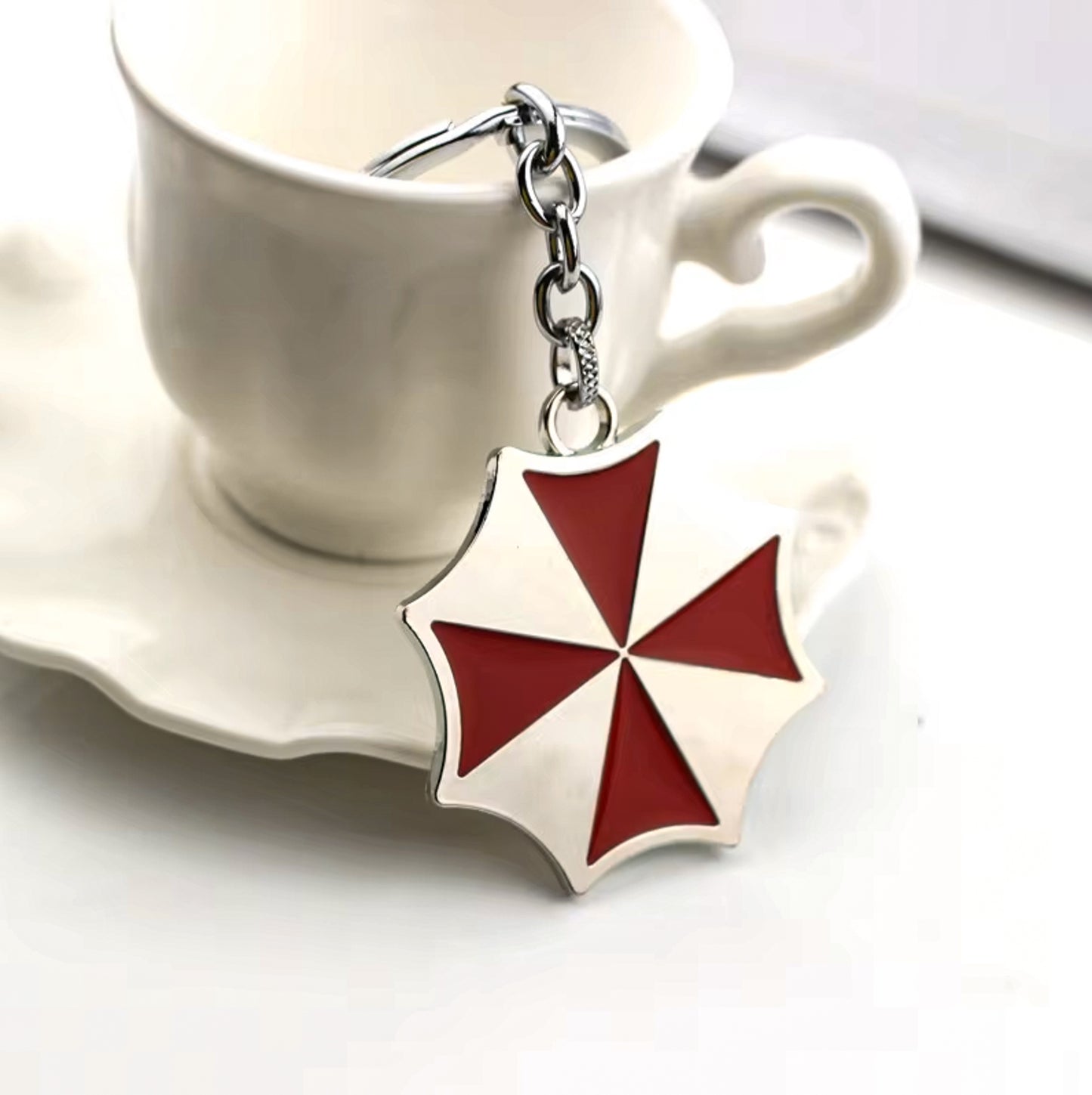 Resident Evil Umbrella Corporation Metal Keychain