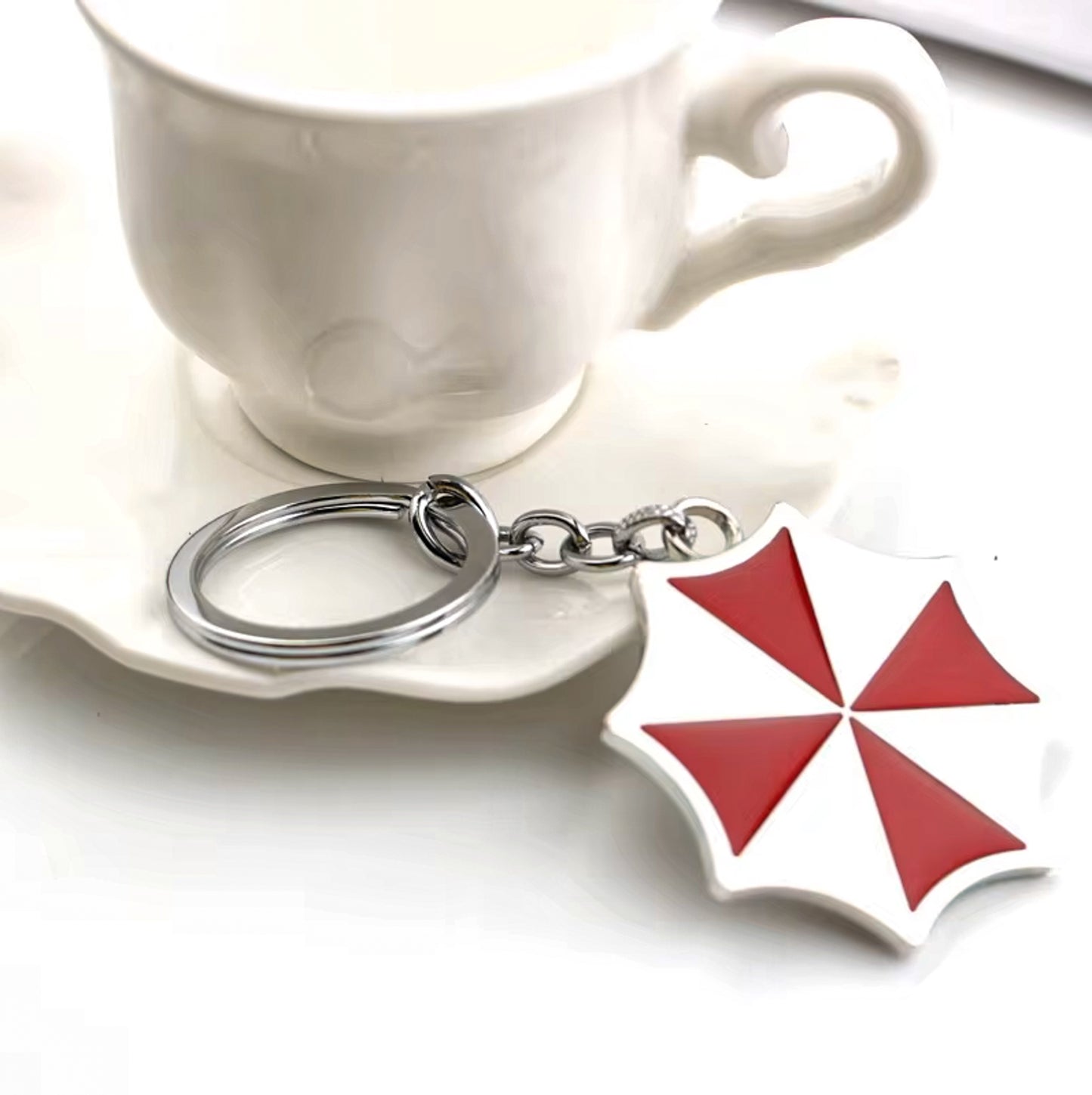 Resident Evil Umbrella Corporation Metal Keychain
