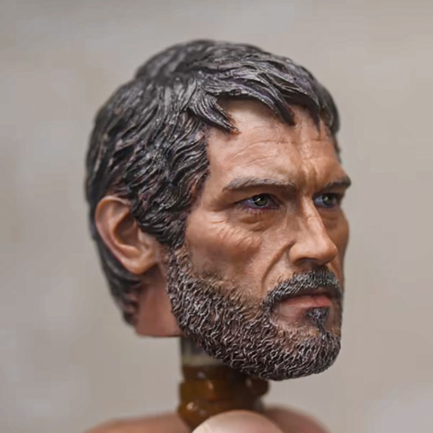 The Last of Us 1/6 Joel Head Sculpt Carving Model Fit 12'' Action Figure
