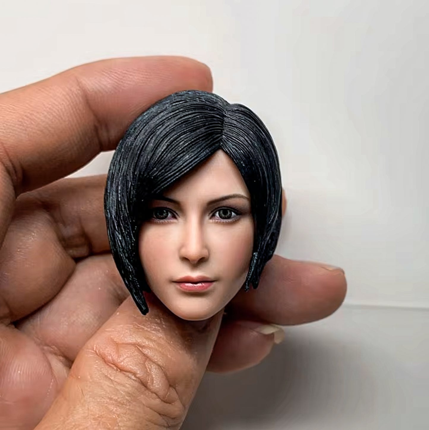 Ada Wong 1/6 Scale Head Carving PVC Head Sculpt Fit 12-inch Figure