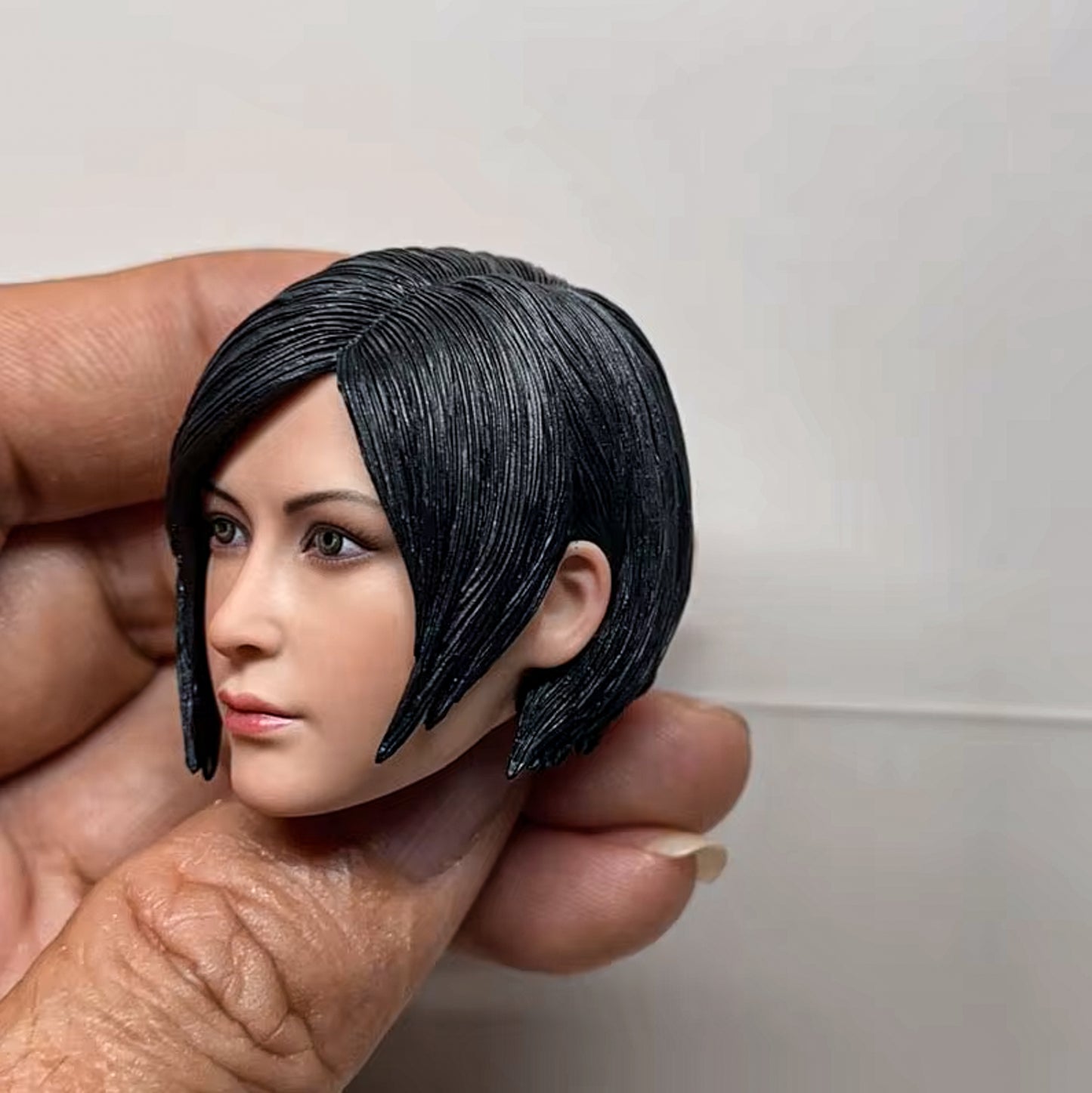 Ada Wong 1/6 Scale Head Carving PVC Head Sculpt Fit 12-inch Figure