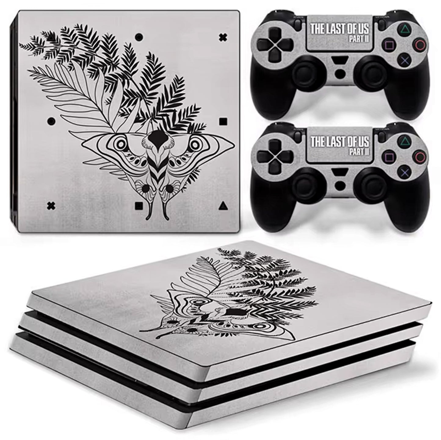 The Last of Us PS4 Pro Skin Cover for Console and 2 Controllers
