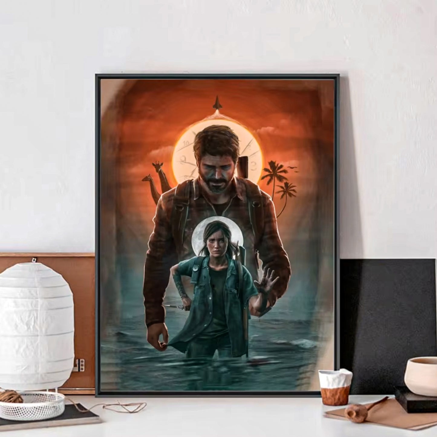 The Last of Us Joel x Ellie Inspired Poster