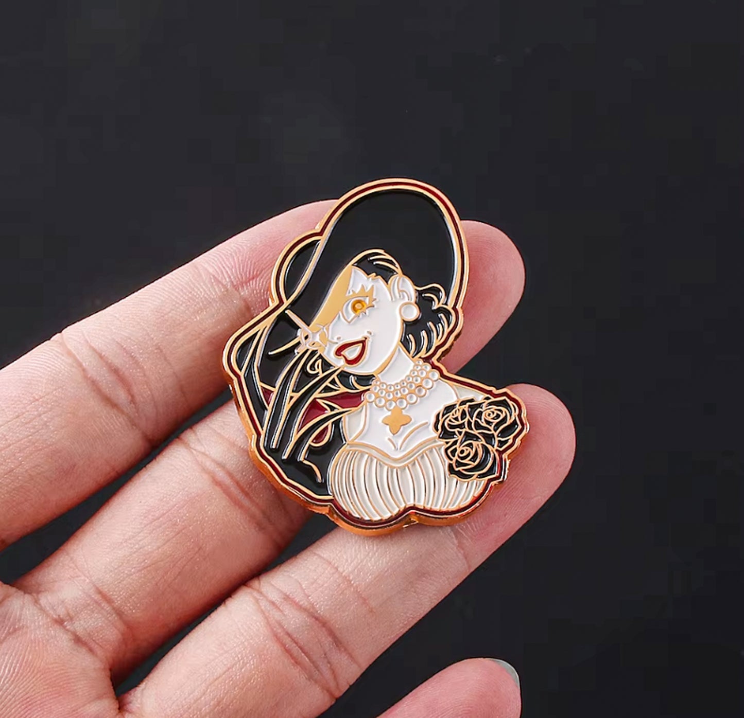 Resident Evil Village Lady Dimitrescu Enamel Pin
