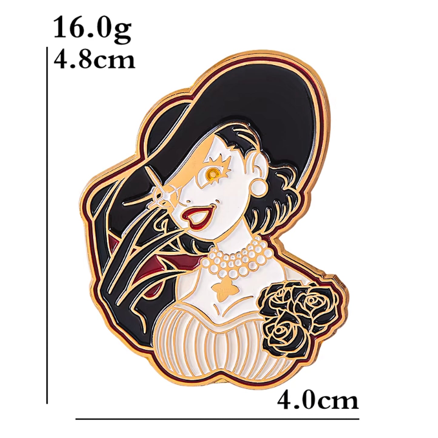 Resident Evil Village Lady Dimitrescu Enamel Pin