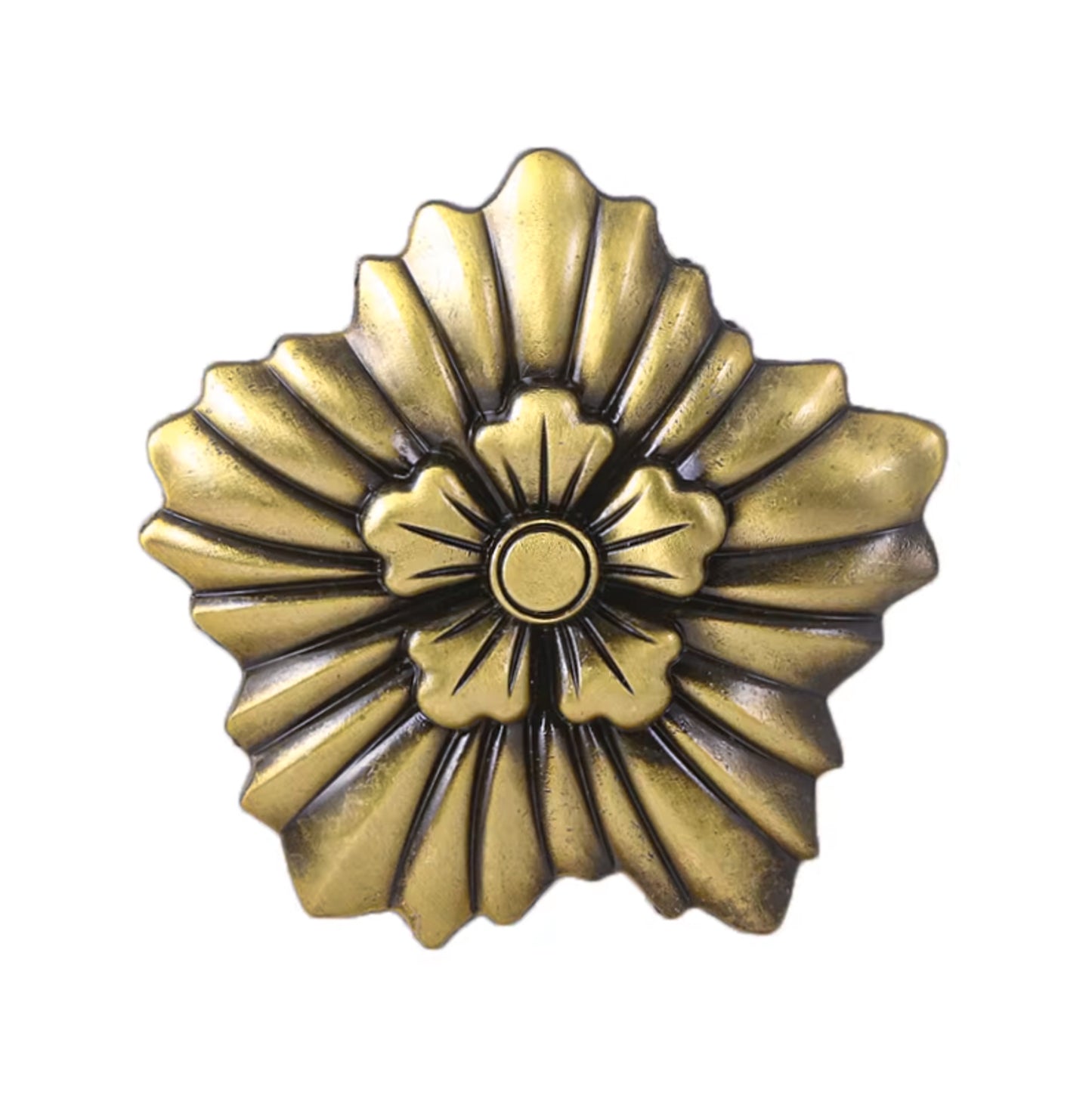 Resident Evil Village Lady Dimitrescu Costume Gold Button Enamel Pin - Default Title Available at 2Fast2See.co