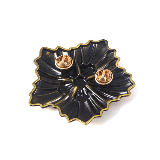 Resident Evil Village Lady Dimitrescu Costume Gold Button Enamel Pin - Default Title Available at 2Fast2See.co