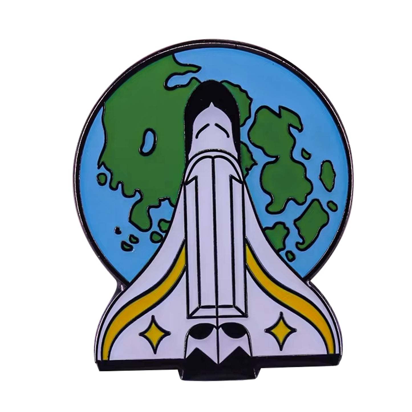 The Last of Us Part 2 Ellie's Space Rocket Pin Welcome To Earth - Replica Brooch - Default Title Available at 2Fast2See.co
