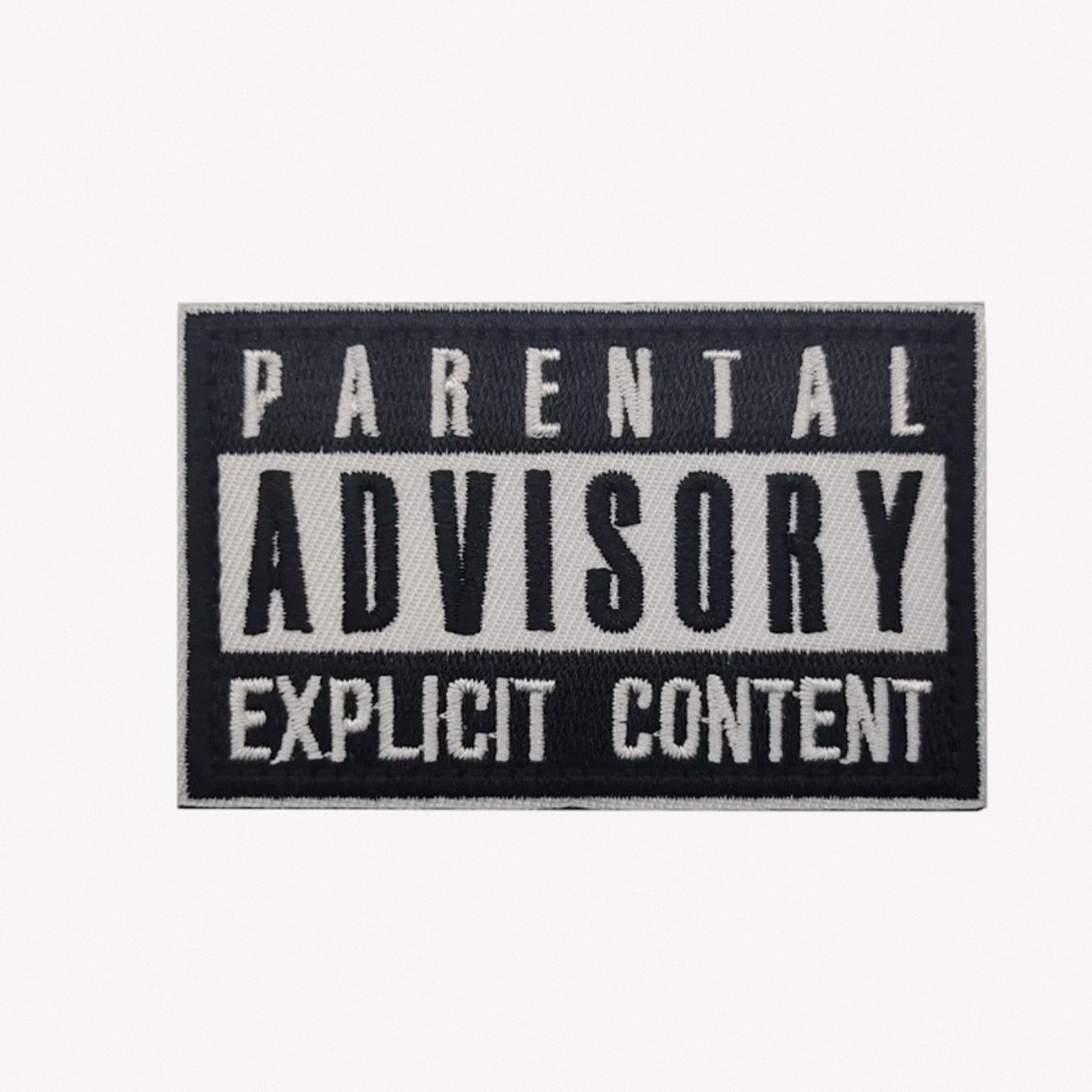 Parental Advisory Explicit Content Inspired Patch - 1PC Velcro Available at 2Fast2See.co