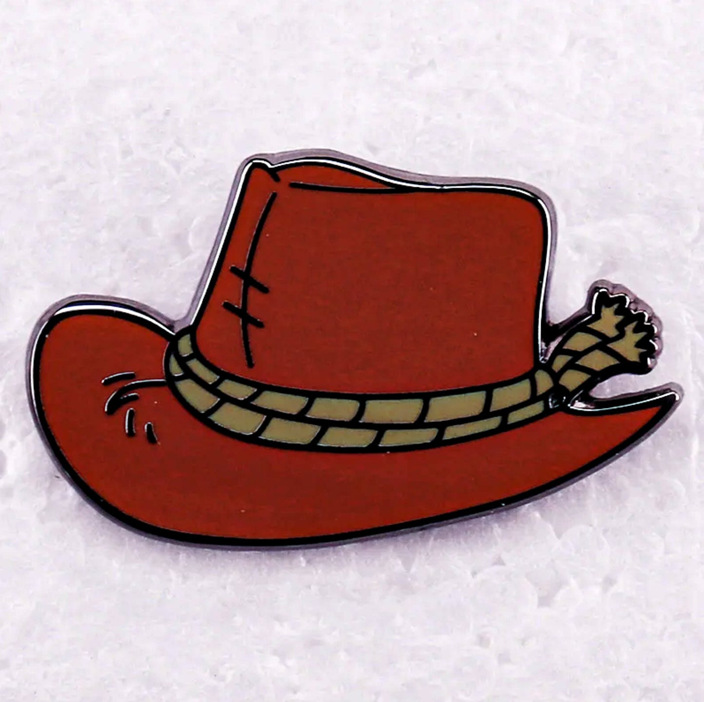 Red Dead Redemption Cowboy Hat Enamel Pin - Default Title Available at 2Fast2See.co
