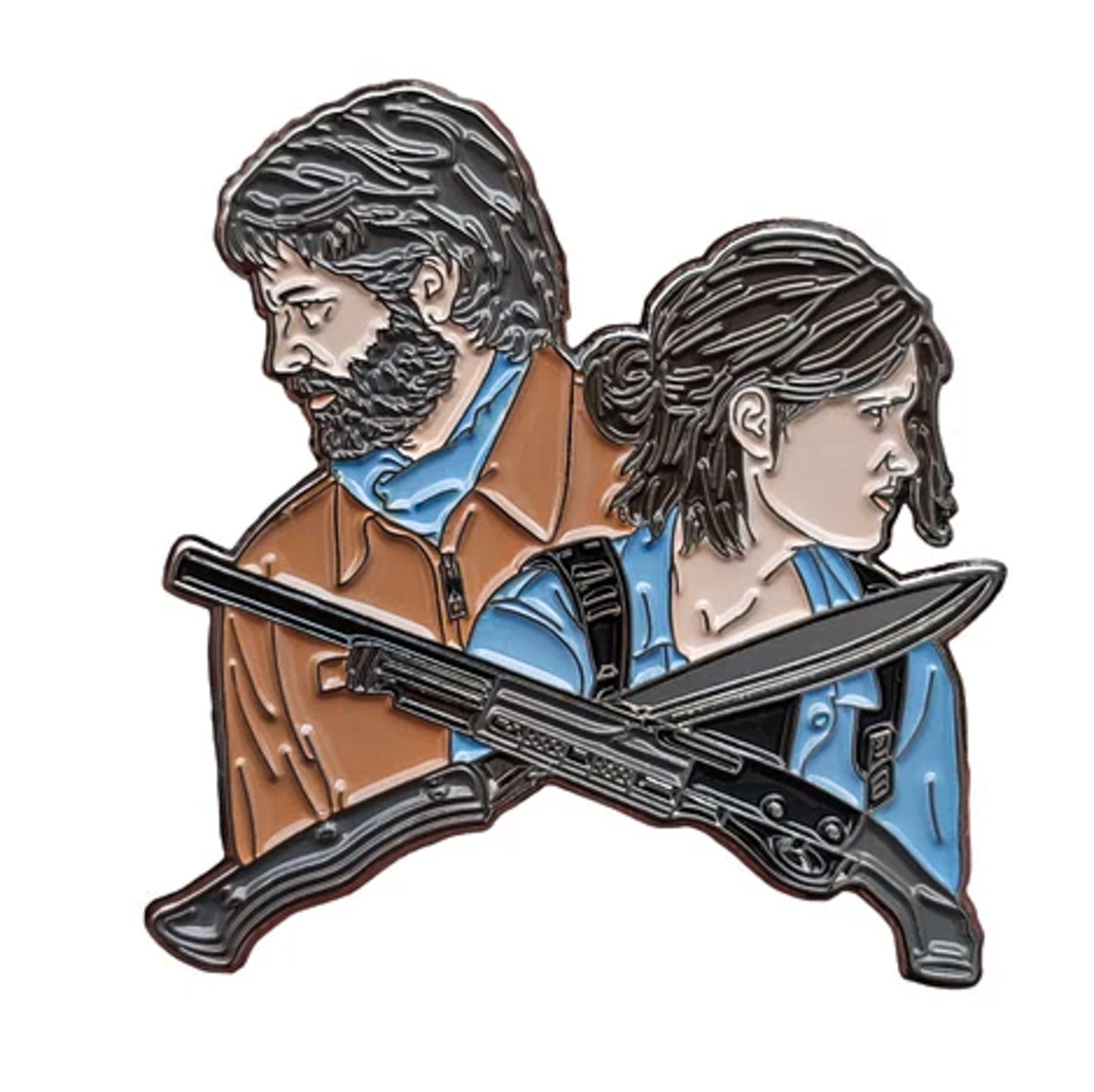 The Last Of Us Part II Ellie & Joel Enamel Pin - Default Title Available at 2Fast2See.co