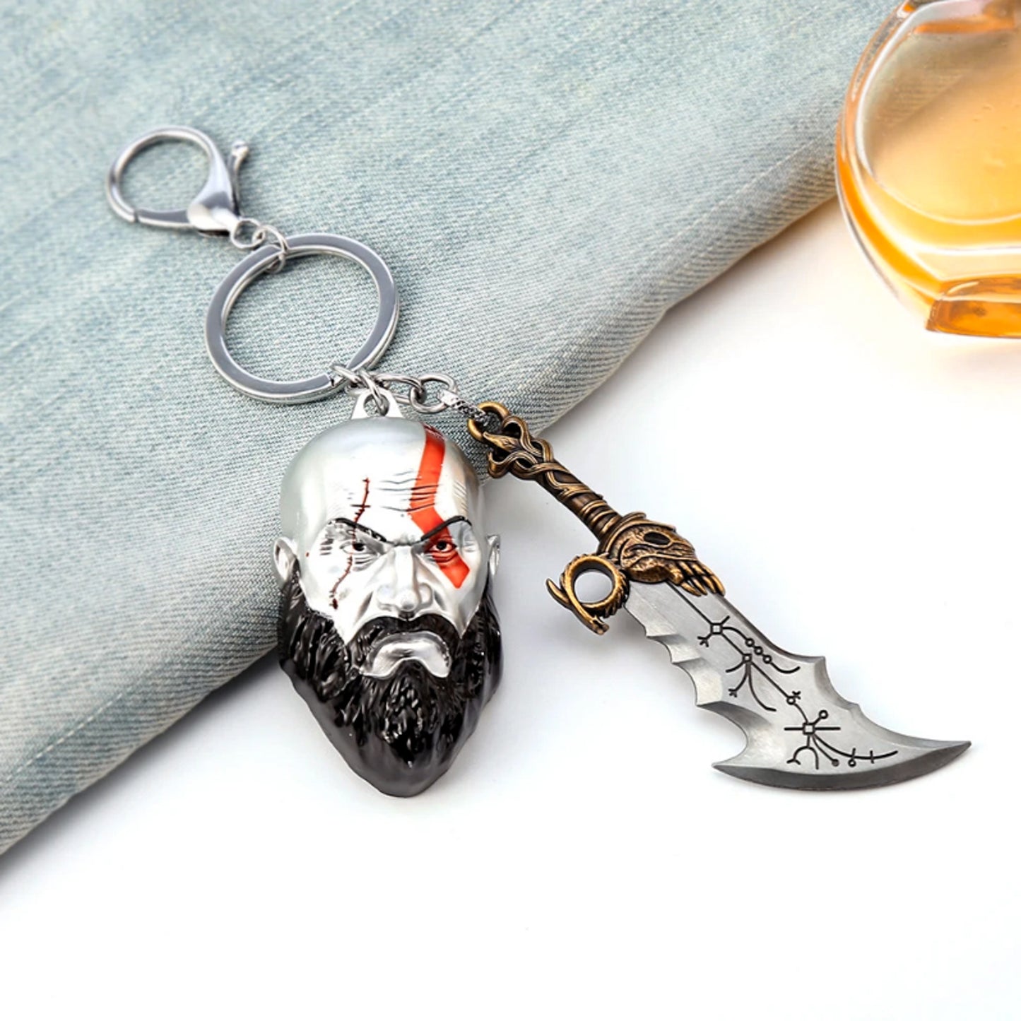 God of War Video Game Blade of Chaos Kratos Keychain - Blade of Chaos Available at 2Fast2See.co