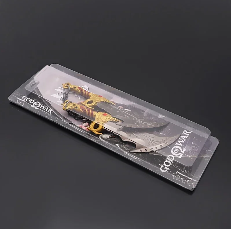 God of War 15cm Double Blades of Chaos with Big Chain Kratos Weapon Keychain - Default Title Available at 2Fast2See.co