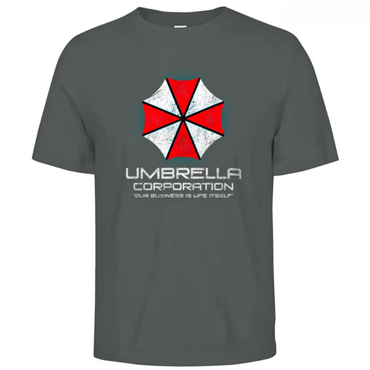 Resident Evil Umbrella Corporation Cotton Graphic Casual TShirt