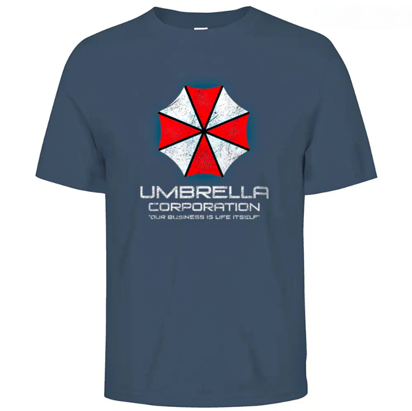 Resident Evil Umbrella Corporation Cotton Graphic Casual TShirt