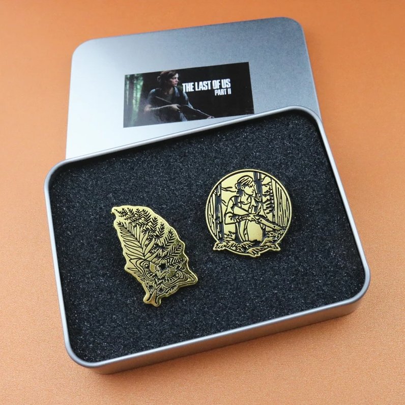 The Last of Us Premium Gold Brooches