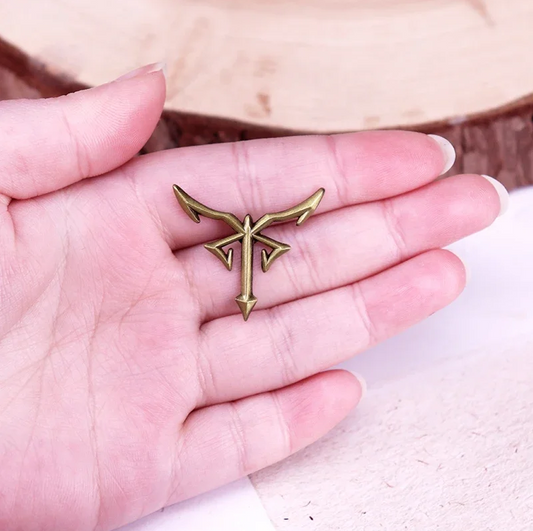 Los Iluminados Logo Badge Residen Evil 4 Video Game Inspired Enamel Pin