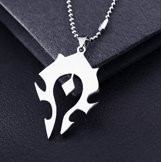 World Of Warcraft Stainless Steel Pendant Necklace