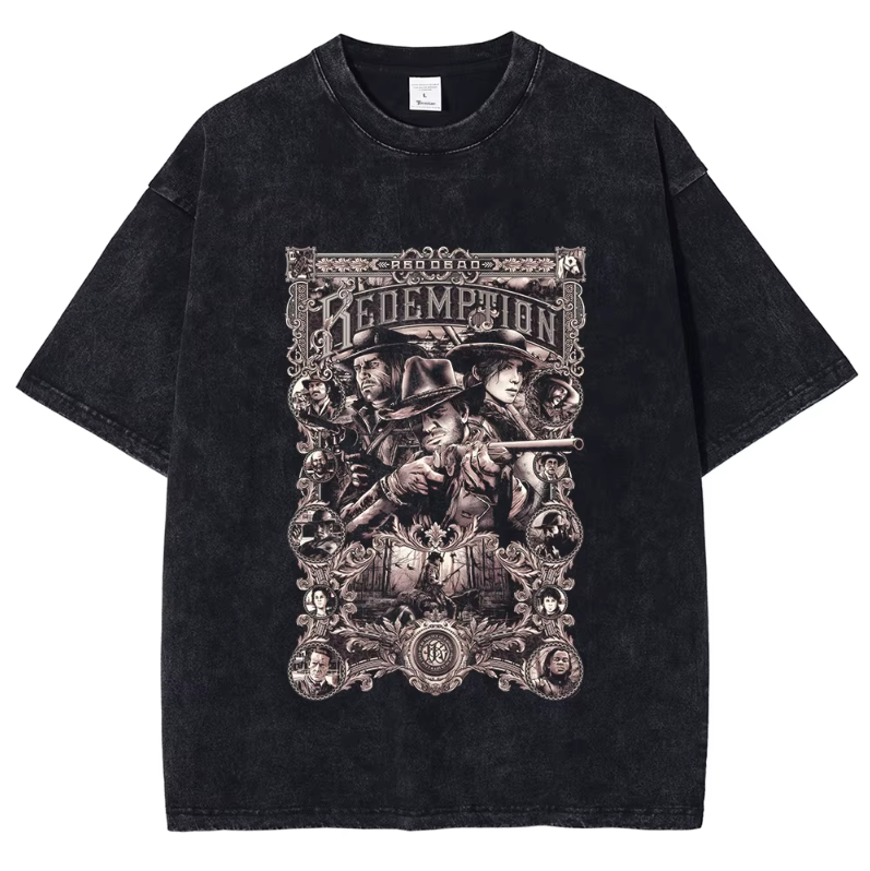 Red Dead Redemption Premium Washed Tshirt