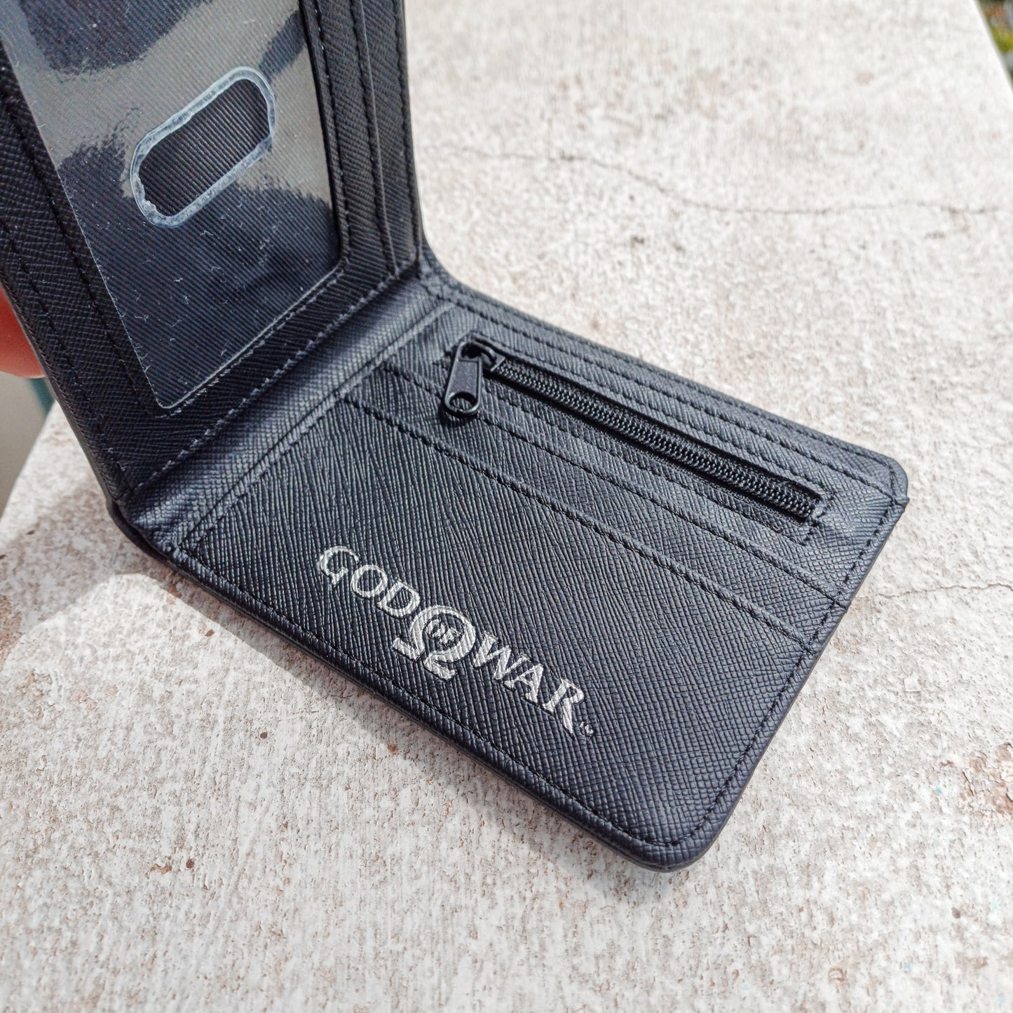 God of War Game Inspired Logo Kratos PU Leather Wallet - Default Title Available at 2Fast2See.co