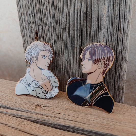 Resident Evil 4 - Leon Kennedy - Hard Enamel Pin - Option 1 Available at 2Fast2See.co