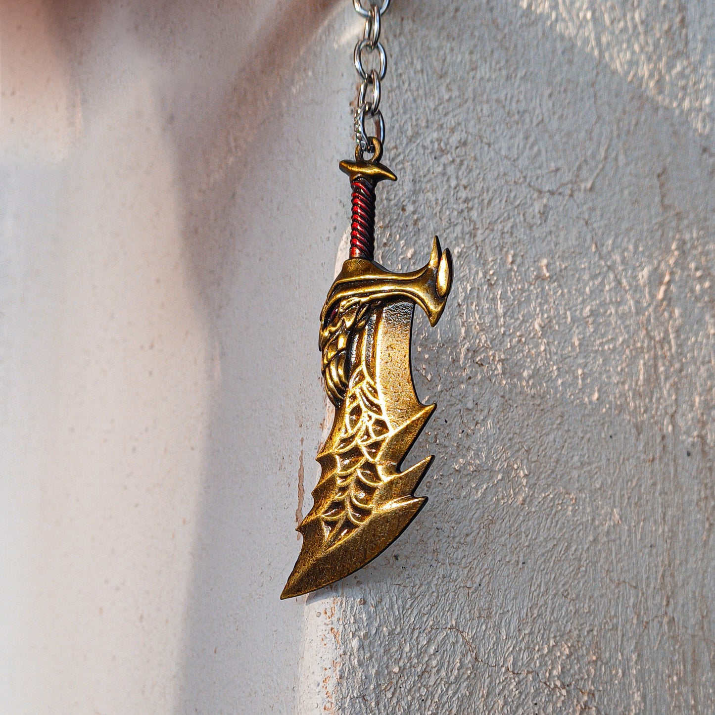 God of War Video Game Blade of Chaos Keychain
