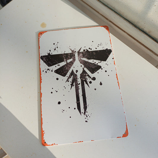 Firefly The Last Of Us Metal Wall Sign - 20x14cm Available at 2Fast2See.co