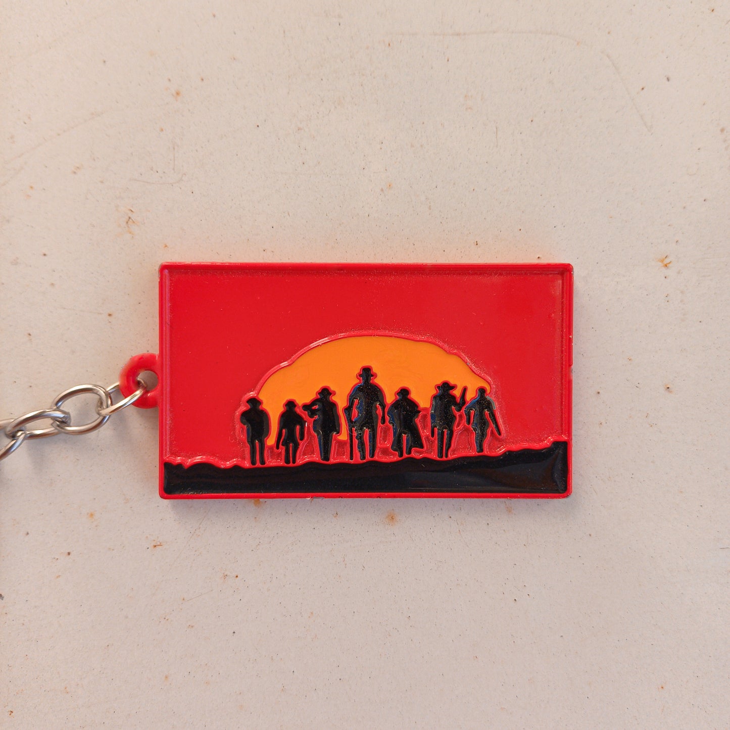 Red Dead Redemption II Game Metalic Custom Keychain - Default Title Available at 2Fast2See.co