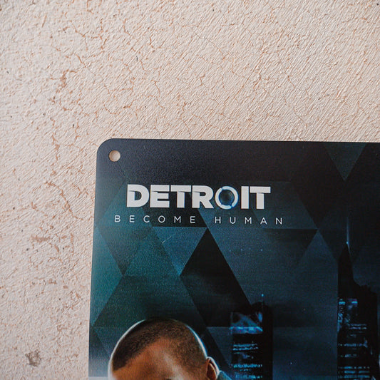 Detroit Become Human Metal Wall Tin Sign