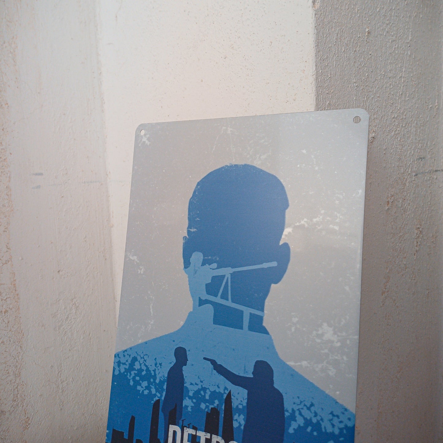 Detroit Become Human Video Game Inspired Metal Wall Tin Sign