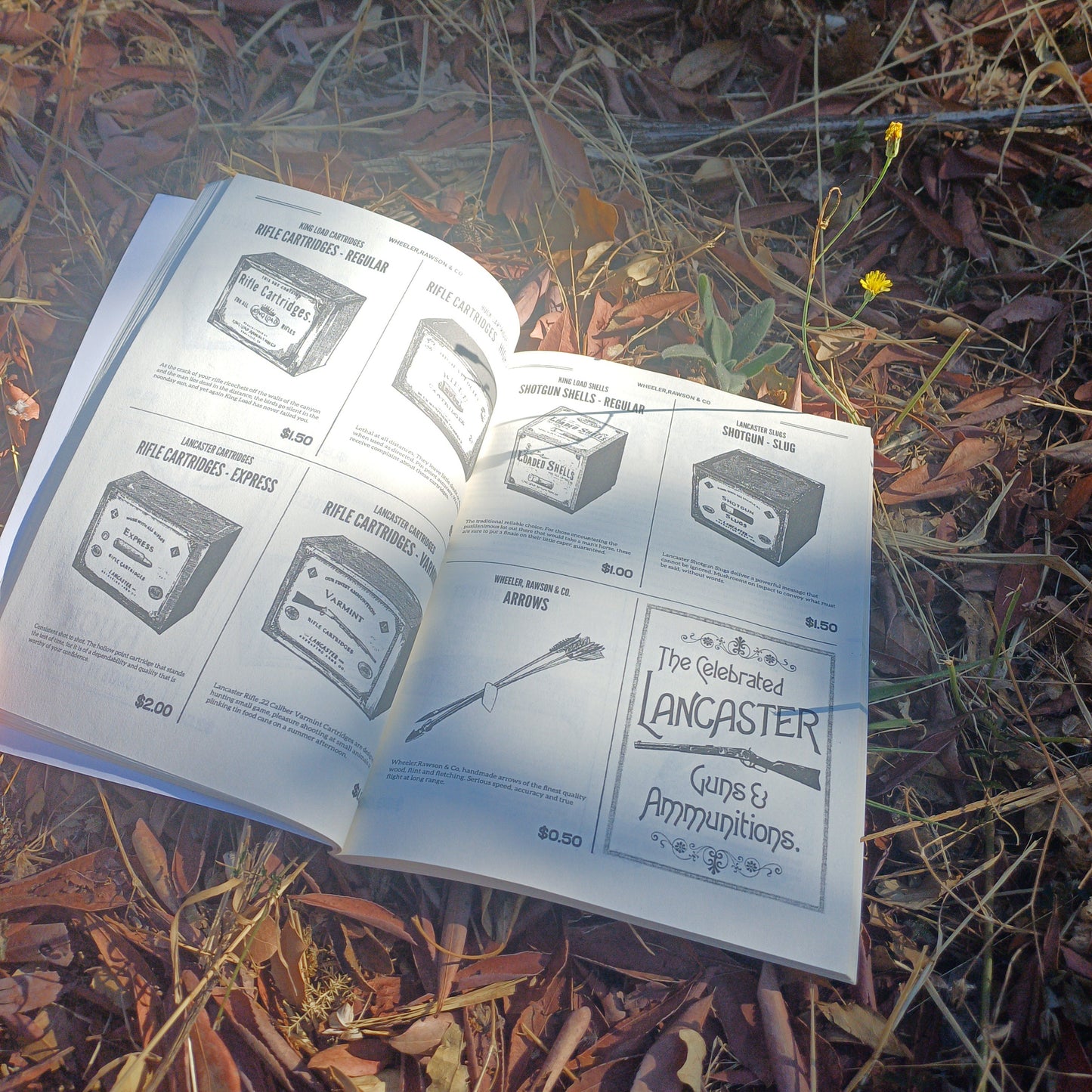 Red Dead Redemption 2 Store Catalog Manual Book Handmade Collection Item