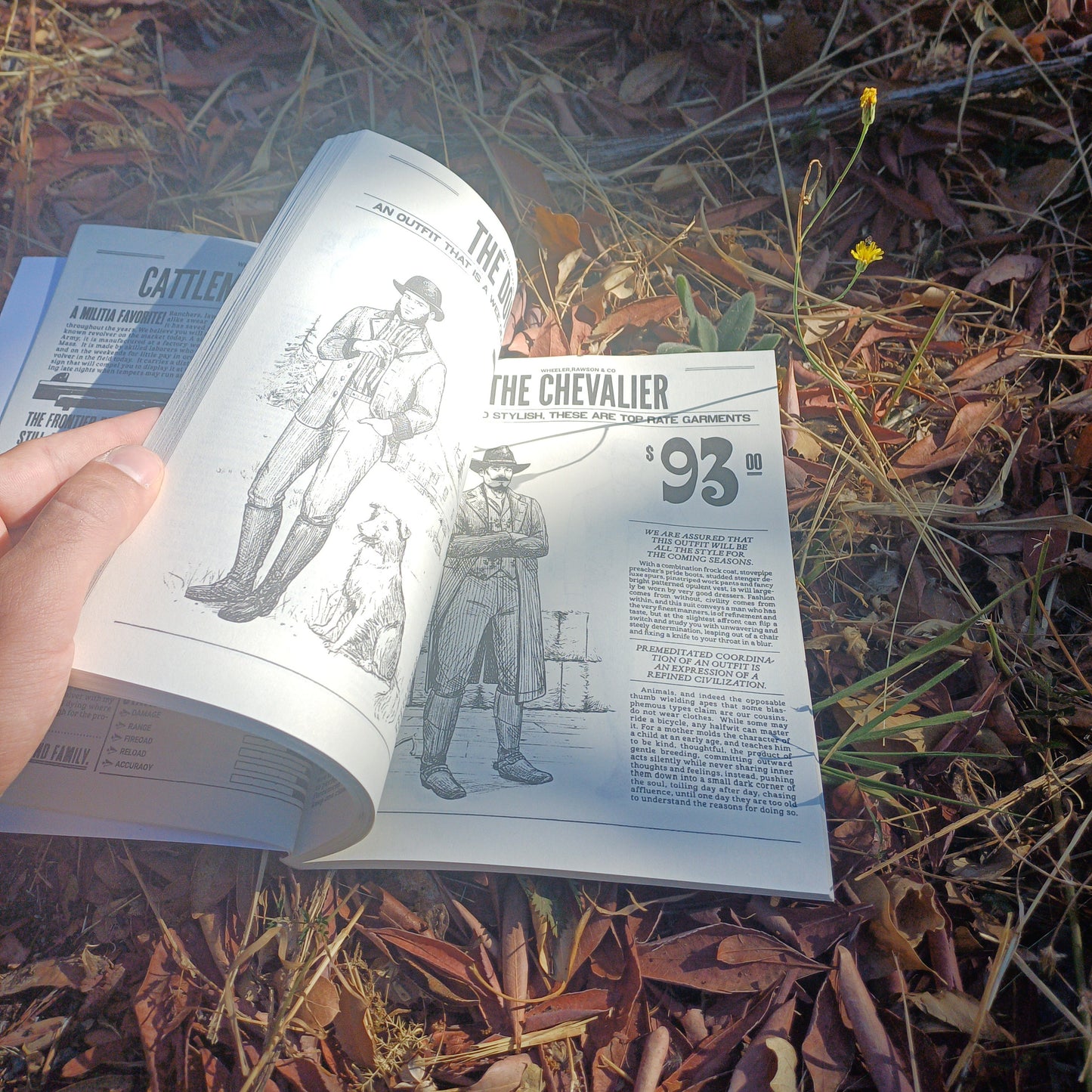 Red Dead Redemption 2 Store Catalog Manual Book Handmade Collection Item