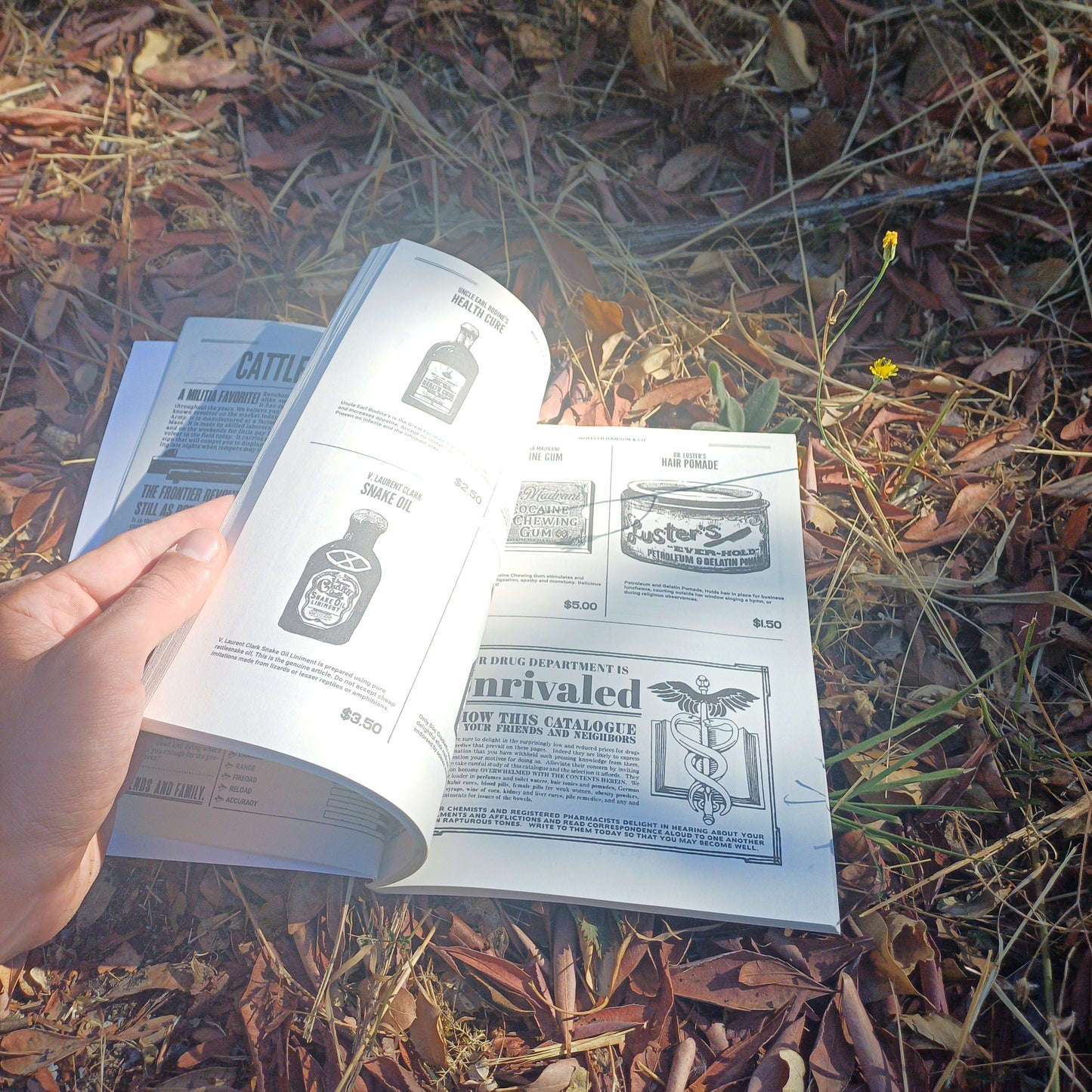 Red Dead Redemption 2 Store Catalog Manual Book Handmade Collection Item