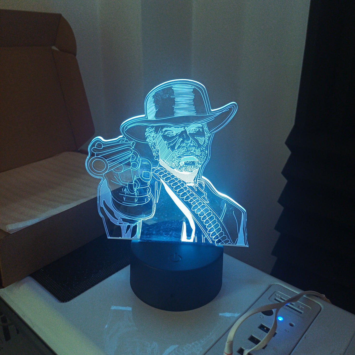 Red Dead Redemption 2 Arthur Morgan Acrylic 3D Lamp