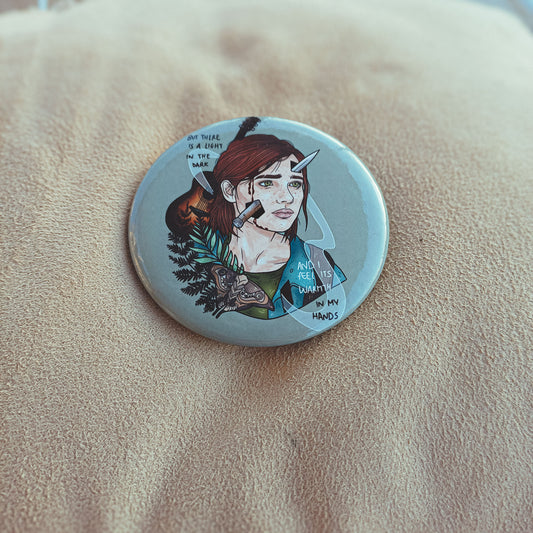 The Last of Us Ellie Pin There Is a Light in The Dark Brooch