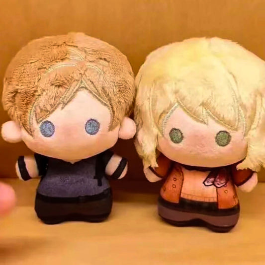 Resident Evil Leon Scott Kennedy & Ashley 10cm Soft Plushies