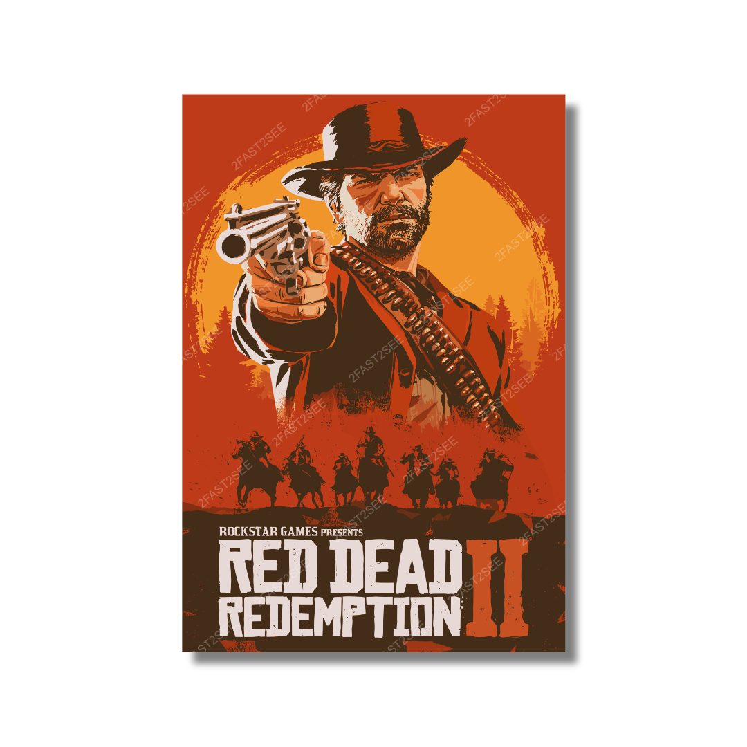 Red Dead Redemption Arthur Morgan Aesthetic Poster Wall Decoration