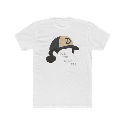 The Walking Dead Did You Lick It? Tshirt Unisex Cotton Crew Tee