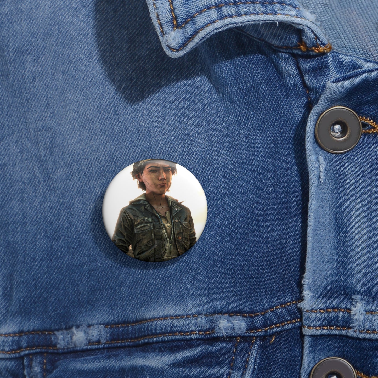Telltales The Walking Dead Clementine Handmade Brooch