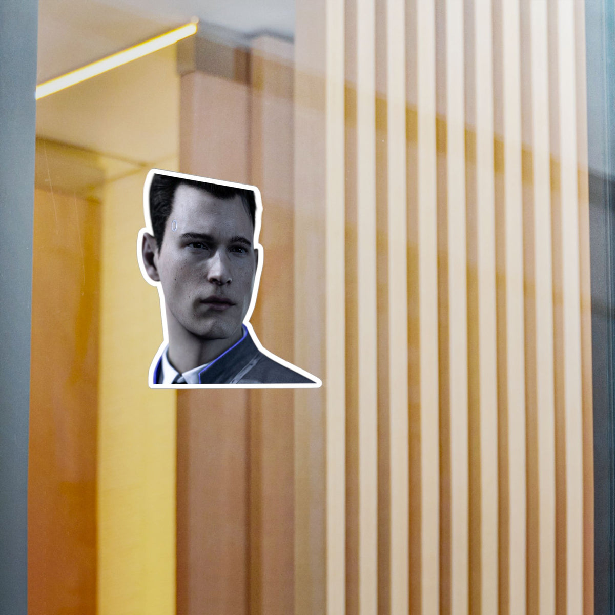 Detroit Become Human Connor RK800 Sticker No.2