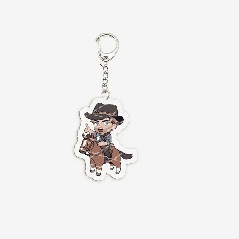 Red Dead Redemption Arthur Morgan Custom Acrylic Keychains