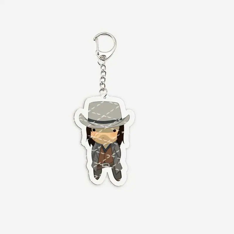 Red Dead Redemption Arthur Morgan Custom Acrylic Keychains - 9 Available at 2Fast2See.co